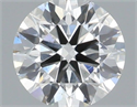 Natural Diamond 0.41 Carats, Round with Excellent Cut, H Color, SI1 Clarity and Certified by IGI