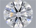 Natural Diamond 0.40 Carats, Round with Excellent Cut, F Color, SI1 Clarity and Certified by IGI