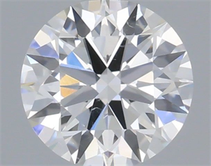 Picture of Natural Diamond 0.40 Carats, Round with Excellent Cut, F Color, SI1 Clarity and Certified by IGI