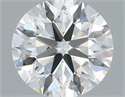 Natural Diamond 0.40 Carats, Round with Excellent Cut, G Color, VS1 Clarity and Certified by IGI