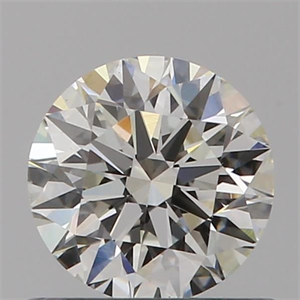 Picture of Natural Diamond 0.59 Carats, Round with Excellent Cut, I Color, VS2 Clarity and Certified by GIA
