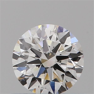 Picture of Natural Diamond 0.43 Carats, Round with Excellent Cut, F Color, VVS1 Clarity and Certified by GIA