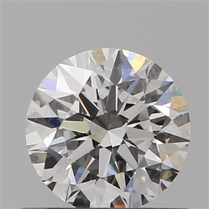 Picture of Natural Diamond 0.51 Carats, Round with Excellent Cut, E Color, VS2 Clarity and Certified by GIA