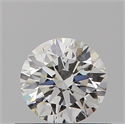 Natural Diamond 0.41 Carats, Round with Excellent Cut, H Color, VS1 Clarity and Certified by GIA