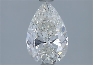 Picture of Natural Diamond 1.21 Carats, Pear with  Cut, H Color, I1 Clarity and Certified by GIA