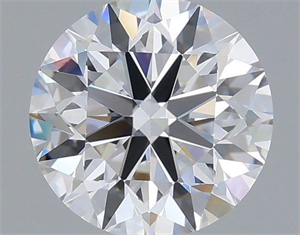 Picture of Lab Grown Diamond 1.37 Carats, Round with Excellent Cut, D Color, VVS2 Clarity and Certified by IGI