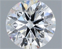 Del inventario de diamantes de laboratorio, 1.37 quilates, Redondo , Color F, claridad VVS2 y certificado IGI