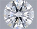 Del inventario de diamantes de laboratorio, 1.35 quilates, Redondo , Color D, claridad VVS2 y certificado IGI