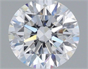 Lab Grown Diamond 1.34 Carats, Round with Very Good Cut, D Color, VVS2 Clarity and Certified by IGI