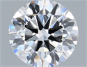 Lab Grown Diamond 1.34 Carats, Round with Excellent Cut, E Color, VVS2 Clarity and Certified by IGI