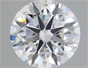 Lab Grown Diamond 4.10 Carats, Round with Excellent Cut, F Color, VVS2 Clarity and Certified by IGI