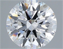 Lab Grown Diamond 3.54 Carats, Round with Ideal Cut, E Color, VVS2 Clarity and Certified by IGI