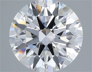 Picture of Lab Grown Diamond 3.54 Carats, Round with Ideal Cut, E Color, VVS2 Clarity and Certified by IGI