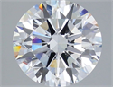 Lab Grown Diamond 3.53 Carats, Round with Ideal Cut, E Color, VVS2 Clarity and Certified by IGI