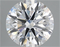 Lab Grown Diamond 4.09 Carats, Round with Ideal Cut, F Color, VVS2 Clarity and Certified by IGI