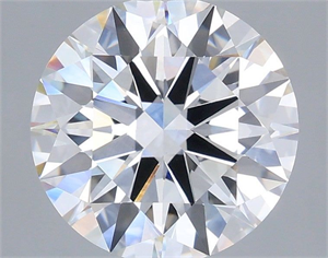 Picture of Lab Grown Diamond 3.56 Carats, Round with Ideal Cut, E Color, VVS2 Clarity and Certified by IGI