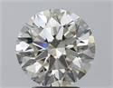 Diamante Natural 3.22 quilates, Redondo , Color K, claridad VS1 y certificado GIA