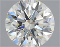 Natural Diamond 0.60 Carats, Round with Excellent Cut, L Color, IF Clarity and Certified by GIA