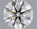 Natural Diamond 0.70 Carats, Round with Excellent Cut, K Color, VVS2 Clarity and Certified by GIA