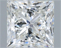Natural Diamond 1.02 Carats, Princess with  Cut, I Color, SI1 Clarity and Certified by GIA