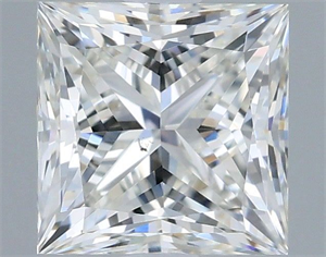 Picture of Natural Diamond 1.02 Carats, Princess with  Cut, I Color, SI1 Clarity and Certified by GIA