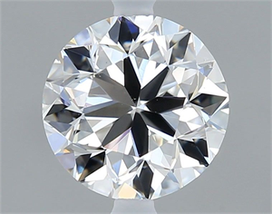 Picture of Natural Diamond 0.70 Carats, Round with Very Good Cut, F Color, SI1 Clarity and Certified by GIA