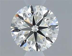 Picture of Natural Diamond 0.40 Carats, Round with Very Good Cut, I Color, VVS2 Clarity and Certified by GIA