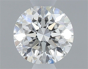 Picture of Natural Diamond 0.40 Carats, Round with Very Good Cut, F Color, VVS2 Clarity and Certified by GIA