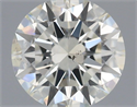 Natural Diamond 0.70 Carats, Round with Excellent Cut, K Color, SI1 Clarity and Certified by IGI