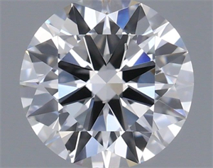 Picture of Natural Diamond 0.41 Carats, Round with Excellent Cut, D Color, SI1 Clarity and Certified by IGI