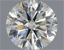 Natural Diamond 0.71 Carats, Round with Excellent Cut, I Color, SI1 Clarity and Certified by IGI