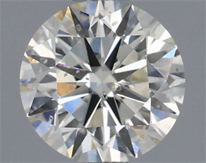 Picture of Natural Diamond 0.71 Carats, Round with Excellent Cut, I Color, SI1 Clarity and Certified by IGI