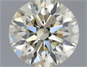 Natural Diamond 0.71 Carats, Round with Excellent Cut, K Color, VS2 Clarity and Certified by IGI