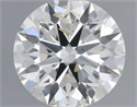 Natural Diamond 0.41 Carats, Round with Excellent Cut, H Color, SI1 Clarity and Certified by IGI