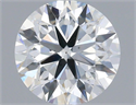 Natural Diamond 0.71 Carats, Round with Excellent Cut, E Color, VS2 Clarity and Certified by IGI