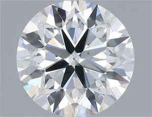 Picture of Natural Diamond 0.71 Carats, Round with Excellent Cut, E Color, VS2 Clarity and Certified by IGI