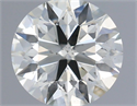 Natural Diamond 0.80 Carats, Round with Excellent Cut, I Color, SI1 Clarity and Certified by IGI