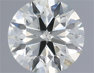 Picture of Natural Diamond 0.80 Carats, Round with Excellent Cut, I Color, SI1 Clarity and Certified by IGI