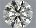 Natural Diamond 0.40 Carats, Round with Excellent Cut, K Color, VS2 Clarity and Certified by IGI