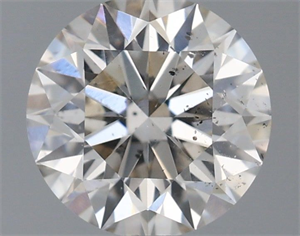 Picture of Natural Diamond 0.54 Carats, Round with Excellent Cut, J Color, SI2 Clarity and Certified by GIA