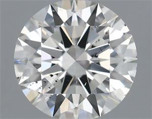 Picture of Natural Diamond 0.41 Carats, Round with Excellent Cut, H Color, SI1 Clarity and Certified by IGI