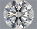 Natural Diamond 0.50 Carats, Round with Excellent Cut, I Color, SI1 Clarity and Certified by IGI