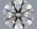 Natural Diamond 0.41 Carats, Round with Excellent Cut, I Color, SI1 Clarity and Certified by IGI