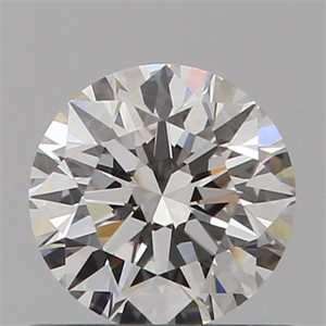 Picture of Natural Diamond 0.57 Carats, Round with Excellent Cut, G Color, VS1 Clarity and Certified by GIA