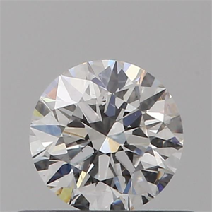 Picture of Natural Diamond 0.40 Carats, Round with Very Good Cut, E Color, SI1 Clarity and Certified by GIA