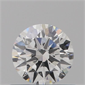 Natural Diamond 0.44 Carats, Round with Excellent Cut, F Color, SI1 Clarity and Certified by GIA