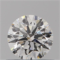 Natural Diamond 0.47 Carats, Round with Excellent Cut, E Color, VS2 Clarity and Certified by GIA