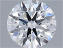 Lab Grown Diamond 1.39 Carats, Round with Ideal Cut, E Color, VVS2 Clarity and Certified by IGI