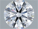Lab Grown Diamond 1.40 Carats, Round with Ideal Cut, D Color, VS1 Clarity and Certified by IGI