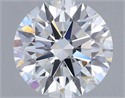 Del inventario de diamantes de laboratorio, 1.36 quilates, Redondo , Color F, claridad VVS2 y certificado IGI